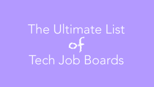 tech job boards