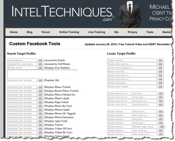 inteltechniques facebook search