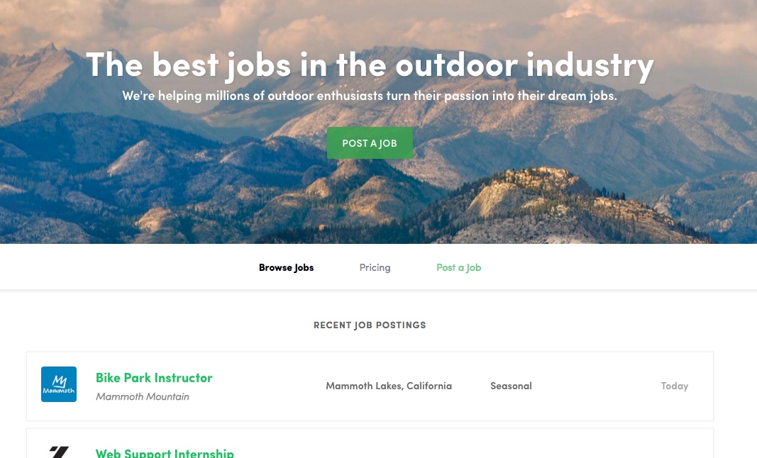 Recruiting Headlines The Outdoor launches new job board for the Outdoors