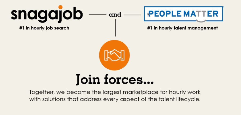 snagajob acquires peoplematter