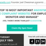 WEBINAR: TOP 10 MOST IMPORTANT ANONYMOUS EMPLOYEE COMPLAINT WEBSITES FOR EMPLOYERS TO MONITOR