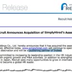 Recruit Holdings Finally Confirms SimplyHired Acquisition