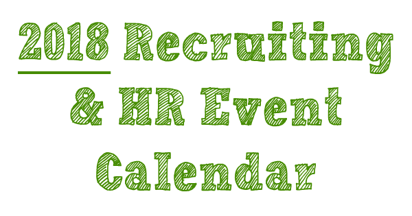 recruiting and hr events for 2018