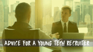 young tech recruiter
