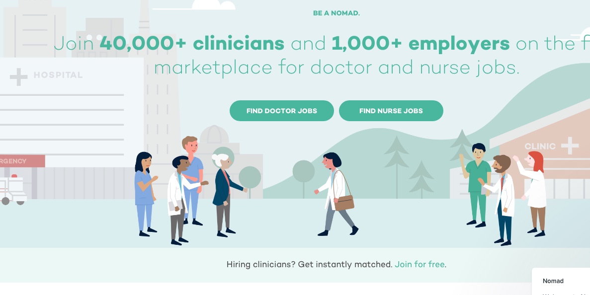 Recruiting Headlines Nomad Health Adds Full time Healthcare Jobs To 