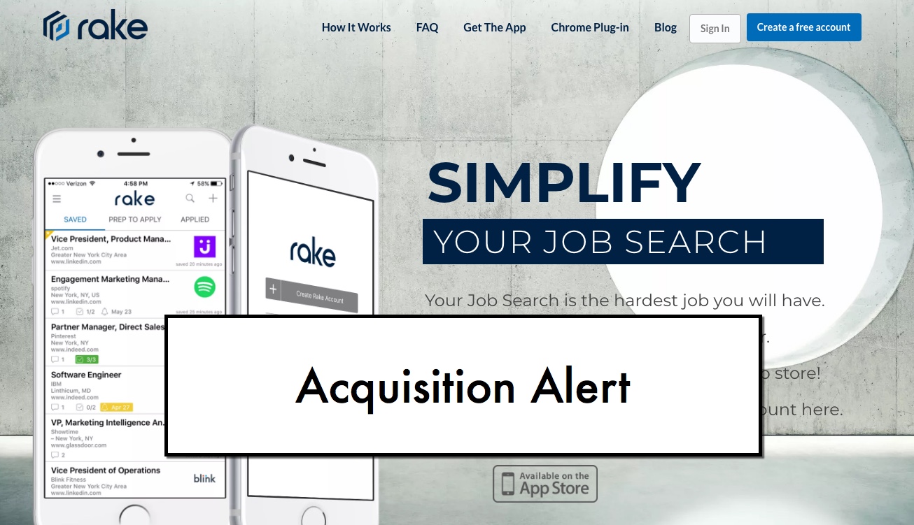 Recruiting Headlines A.I. Company Acquires Rake, Job Search App