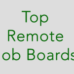 Top 5 Remote Job Boards