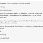 10 Recruiting Email Templates