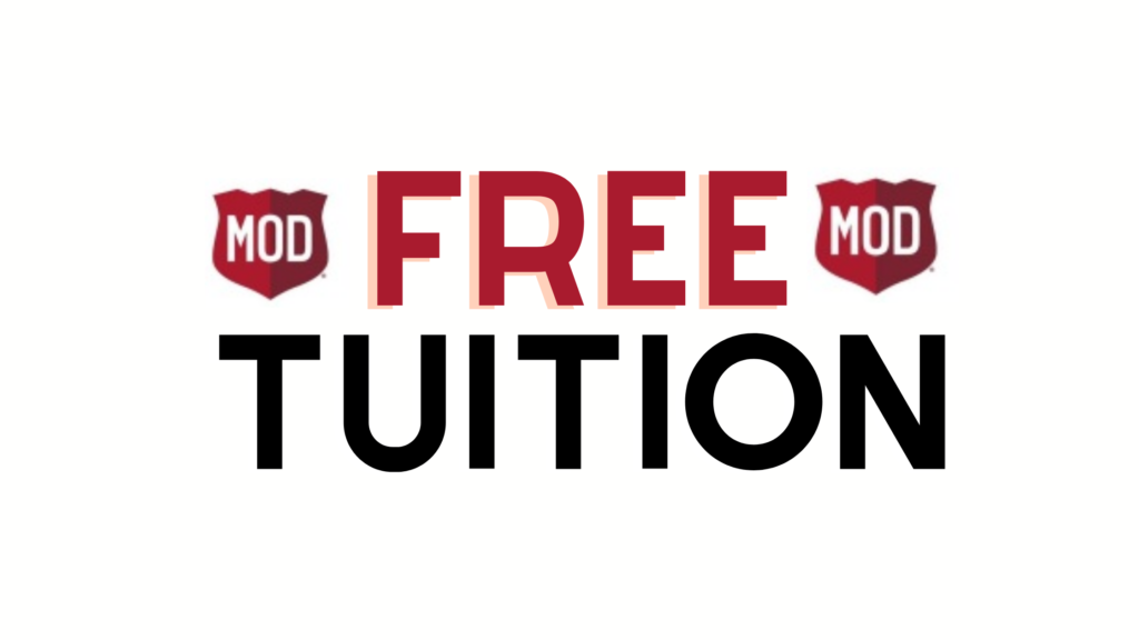 mod pizza free tuition